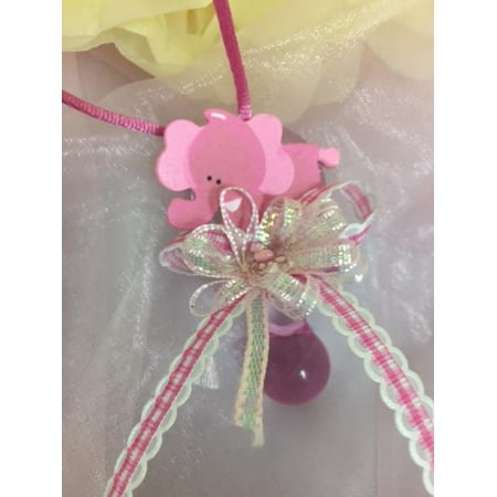 Charmed Charmed Elephant Pacifier Necklaces Baby Shower Games Charmed Charmed Elephant Pacifier Necklaces Baby Shower Games