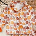 thumbnail image 6 of Zshosam Girls Pajamas Girls Pajamas | Pajamas For Girls | Long Sleeve Snuggle Fit Pjs For Kids Size 18 24 Months,(Orange 18-24 Months), 6 of 6