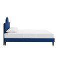 thumbnail image 4 of Modway Soleil Performance Velvet Full Bed in Navy, 4 of 10