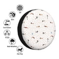 thumbnail image 4 of Balery Dachshund Dog Puppy Cubiertas para Neumáticos - Protector Resistente para Neumáticos de Camioneta, SUV, Remolque, Camper y RV-17 inch, 4 of 6