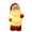 B, variant on Festive Santa LED Night Light Rubber Material Soft Warm Glow Whimsical Design for Bedroom Living Room Kids Room Holiday Decor Family Gift