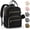 Black, variant on Diaper Bag Backpack,Baby Essentials Diapers Bag with Pacifier Case,Multipurpose Stylish Large Capacity Travel Backpack for Baby Girl/Boy(M-Black)
