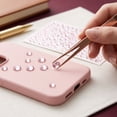 thumbnail image 3 of Pink 3D Rhinestone Stickers Self Adhesive Sparkling Gem Decals for Crafts Wedding Phone Case DIY Scrapbook Decor Plastic Sheet, 3 of 4