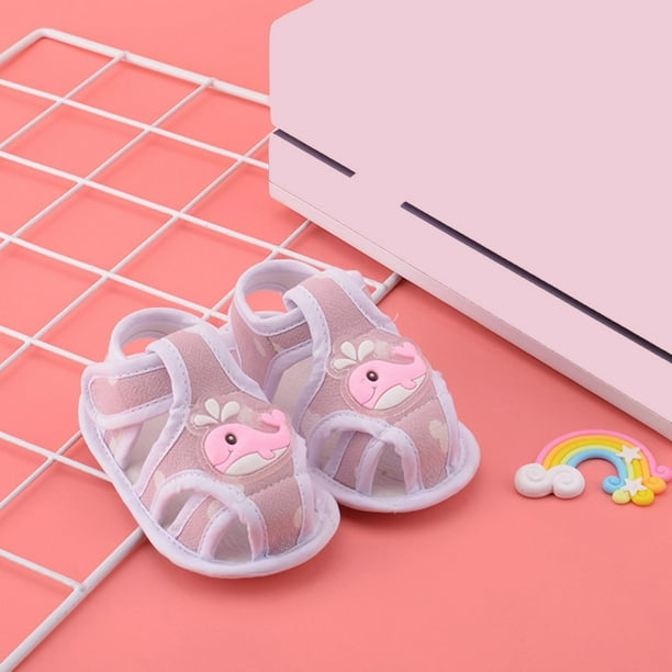 Puntoco Sandalias De Verano Para Bebés,Nuevos Zapatos De Verano Para Niños Pequeños, Sandalias Antideslizantes Para Bebés De 0 A 1 Años, Color Rosa 11
