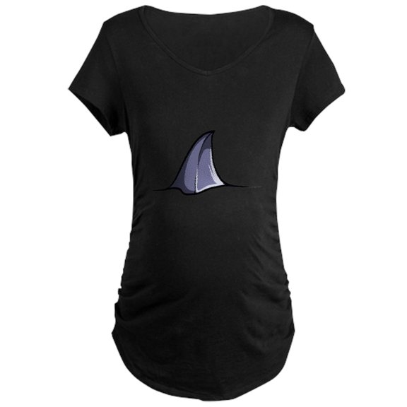 CafePress - Shark Attack Maternity Dark T Shirt - Maternity Dark T-Shirt