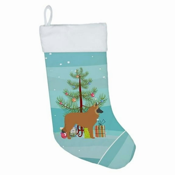 Belgian Shepherd Merry Christmas Tree Christmas Stocking