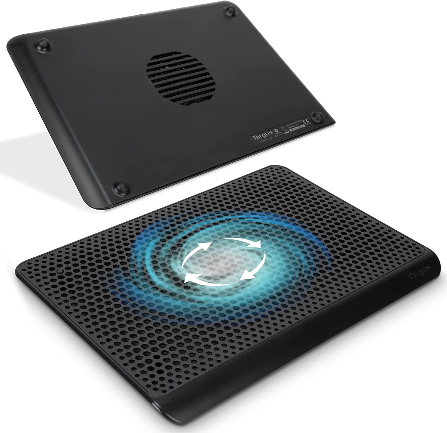 Laptop Cooling Pad, Single Fan, Up to 16 Inch, for Macbook/PC, Black (AWE69US)