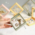 thumbnail image 4 of Nueva caja de almacenamiento de joyas con película de PE antioxidante, caja para pendientes, collares, colgantes, joyas portátiles, exhibición de pulseras, 4 of 5