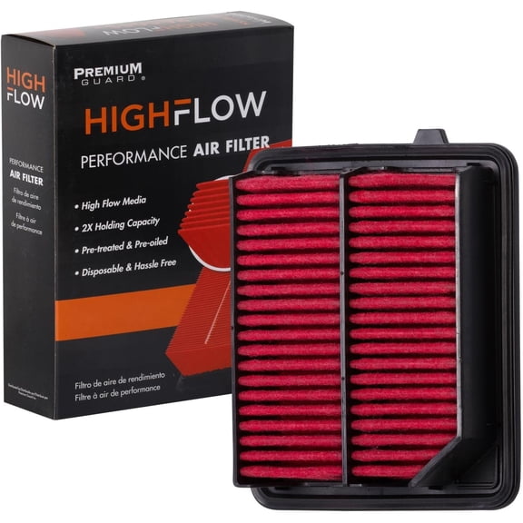 HIGHFLOW High Performance, Pre-Oiled Disposable Engine Air Filter PA9944X | Fits 2014-2022 Honda Accord, 2020-2022 CR-V