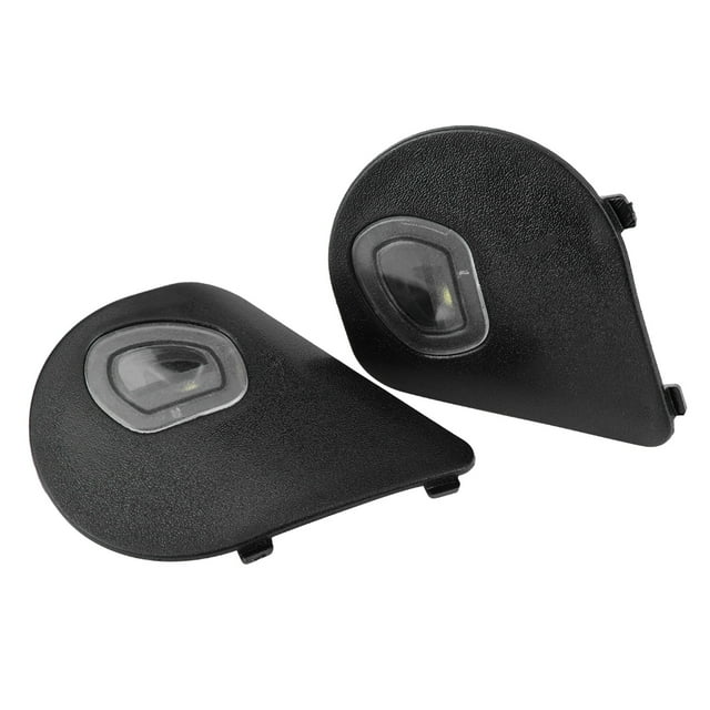 Par de luces de charco para espejos laterales izquierdo y derecho 68087238AA compatibles con Dodge RAM 1500 2500 3500