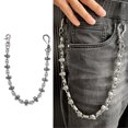 thumbnail image 2 of Halloween Skeleton Iron Belt Chain Rock Accessory For Men Women, 2 of 9