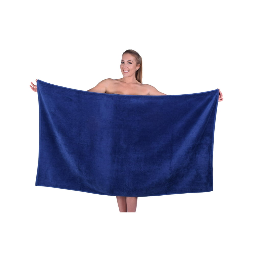 Puffy Cotton Large 100 Soft Cotton Velour Beach Towel , Bath Sheet