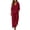 Wine Red, variant on EaseDay Women's 2 Piece Lounge Pajama Set, Soft 3/4 Sleeve V Neck Top and Wide Leg Pants, Comfy Matching Sets for Women Summer Loungewear Outfit