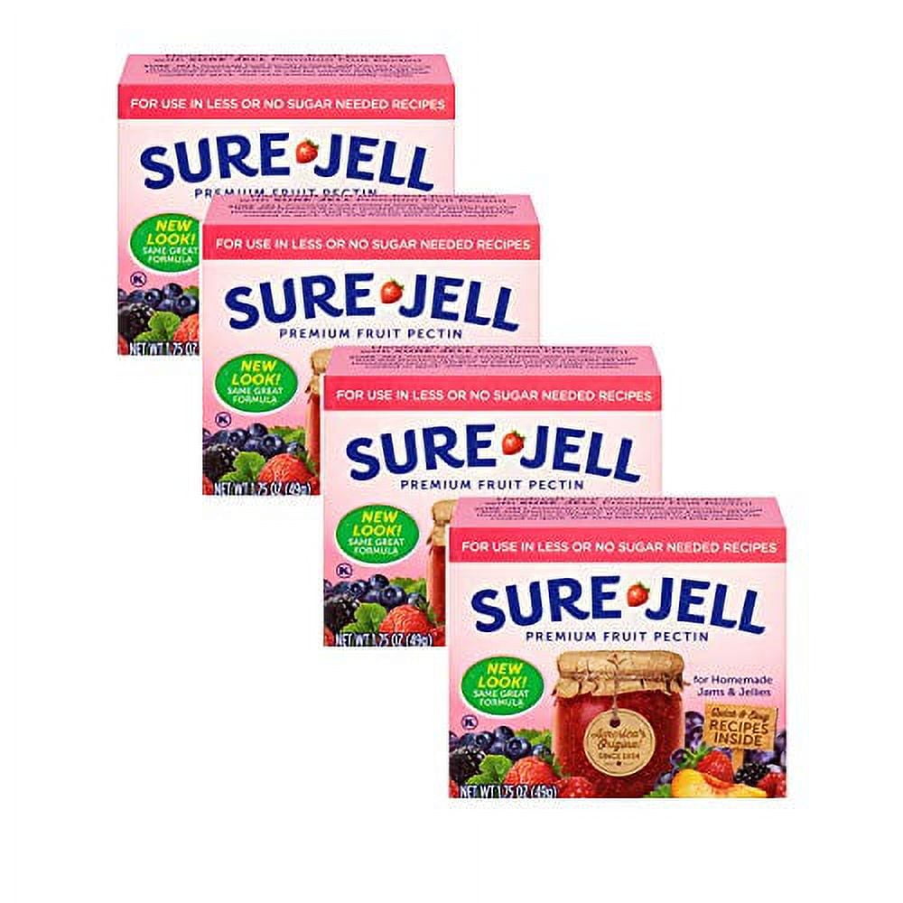 Sure-Jell Low Sugar Premium Fruit Pectin, 1.75 oz, 4 Pack