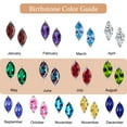 thumbnail image 7 of TINGN Marquise Cut Solitaire Birthstone Earrings for Women 18K White Gold Plated S925 Sterling Silver V Setting Birthstone Stud Earrings, 7 of 7