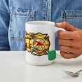 thumbnail image 4 of CafePress - Fire Chief Large Mug - 15 oz Ceramic Large White Novelty Mug, 4 of 6