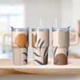 thumbnail image 2 of Boho Style 20oz Tumbler with Lid and Straws, Stainless Steel Insulated Coffee Cup, Double Wall Vacuum Travel Mug, Bohemian Leakproof, 2 of 5