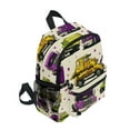 thumbnail image 2 of FORMRS School Backpack with Front Zippered Pocket 12" Student Travel Daypack, Truck Stars Pattern, 2 of 6