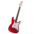 thumbnail image 3 of Right Handed Electric Guitar with Basswood Body and Rosewood Fingerboard, Carry Bag and Accessories Pack (Red), 3 of 8