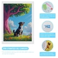 thumbnail image 3 of Diamond Art Kits for Adults, Dog Under Colorful Tree 5D Diamond Painting Kits for Adults Beginners, DIY Full Drill Diamond Painting, Gem Art and Crafts 12x16, 3 of 7