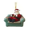 thumbnail image 1 of Colgante de Papá Noel para sofá, colgante acrílico para interior de coche, colgante decorativo, 1 of 7