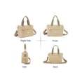 thumbnail image 3 of Gustave Women's Nylon Crossbody Shoulder Bag Multi Pockets Tote Handbag Purse Casual Lightweight Top Handle Satchels for Travel Work Daily - Khaki, 3 of 8