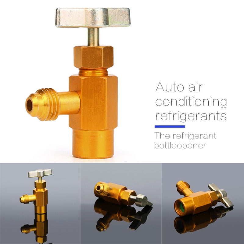 R-134AC R-134a Refrigerant Tap Can Dispensing 1/2ACME PRread Valve PRnd Tool W0 