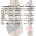 thumbnail image 3 of Taqqpue Womens Plus Size Sexy Two Piece Swimsuits Push Up High Waisted Bikini Sets Tummy Control Swimsuits Mesh Sarong Wraps Bathing Suits S-3XL, 3 of 7