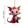 thumbnail image 2 of Baby Pendant Christmas Tree Charm Cute Cartoon Baby Car Pendant Bag Pendant Keychain Decorated Acrylic Christmas Tree Pendant Window Hanging Decorations for Home, 2 of 7