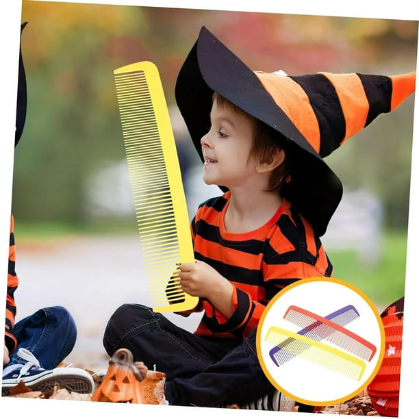 XYCCA Giant Comb Props Set for Halloween Costume 3 Pcs Funny Hairbrush Wide Tooth Comb for Men and Women Party Carnival Accessories Giant Comb Prank 0721 Walmart