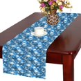 thumbnail image 1 of BSDHOME New Blue Stars Cotton Linen Table Runner 14x72 inches, 1 of 4