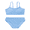 Dark blue, variant on Girls Swimsuit 2-Piece Tankini Set Beach Sport Bathing Suit Swimwear for 7-13 Years Old Kids