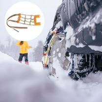 Worgeous Emergency Snow Chains Tire Chains Mud Tire Traction Chain for SUV Car Pickup Trucks Universal Adjustable Emergency Traction Chains 165-205 mm