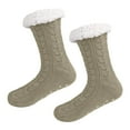 thumbnail image 4 of UAMVSH Womens Winter Thick Slipper Socks with Non Slip Warm Fleece Fuzzy Socks for Christmas, 4 of 4
