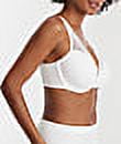 Women's Bali DF0084 One Smooth U Comfort Stretch Lace Underwire Bra (White 34DD)