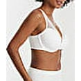 thumbnail image 4 of Women's Bali DF0084 One Smooth U Comfort Stretch Lace Underwire Bra (White 40B), 4 of 6