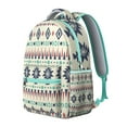 thumbnail image 2 of Boho Print Laptop Backpack - Tribal Pattern, Heavy Duty Oxford, Roomy for Books & Essentials, Perfect for University, 2 of 6