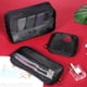 thumbnail image 1 of COSMOBETTY 6Pcs Black Mesh Makeup Bags Set Travel Makeup Organizer Cosmetic Toiletry Pouches, 1 of 6