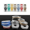 thumbnail image 5 of Nuboxa Double Line Tape Car Decal Striping Pin Stripe Steamline Black Vinyl UK K3F2, 5 of 9