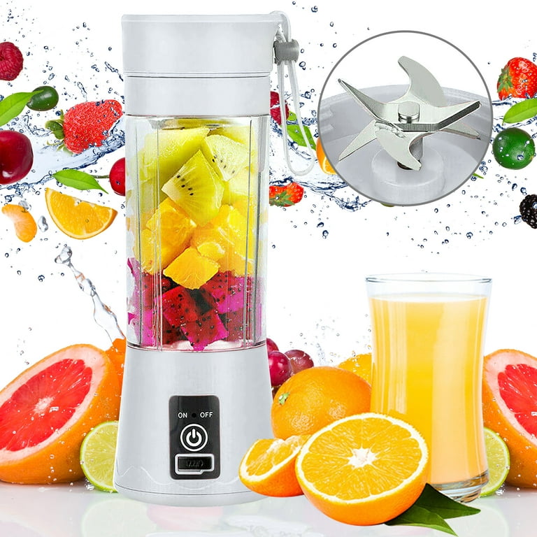 Stainless Steel Electric Mini Portable Juicer Bottle, for Home, Capacity:  380 ML