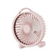 thumbnail image 1 of Ventilador de escritorio portátil con asa decorativa, ligero y multifunción. Rosa, 1 of 9