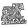thumbnail image 1 of Oil Separator Plate Oil Separator Plate Replacement Transmission Accessory Oil Separator Partition Plate 1068227036 Replacement Fit For Transmission ZF 6HP19 21 26 28 32, 1 of 8