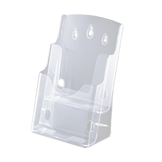 Guardoinrt Support de Panneau de Table Transparent Porte-Brochure Stable Ne Tombe Pas Facilement Résistant à l'Usure Menus Écoles Etc. Documents A6 2 Niveaux