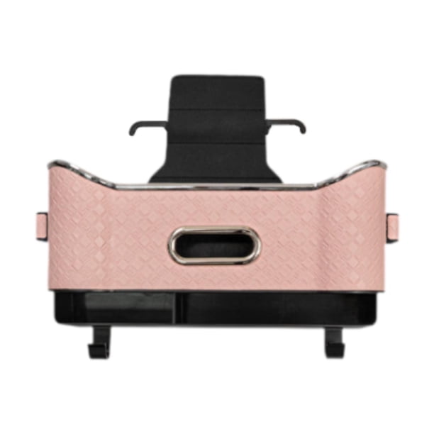 Organizador de reposacabezas para asiento trasero de coche con ganchos para la mayoría de los vehículos. Universal y versátil. Rosa