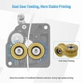 thumbnail image 5 of Extruder Gear for K1/K1C/Ender3 V3 Drive Gear for Creality, 5 of 5