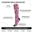 thumbnail image 4 of Picia Orchids Flowers Printed Sports Compression Socks - 15-20mmHg Graduated Compression, High-Performance Soft and Breathable Socks for Men and Women, 4 of 5