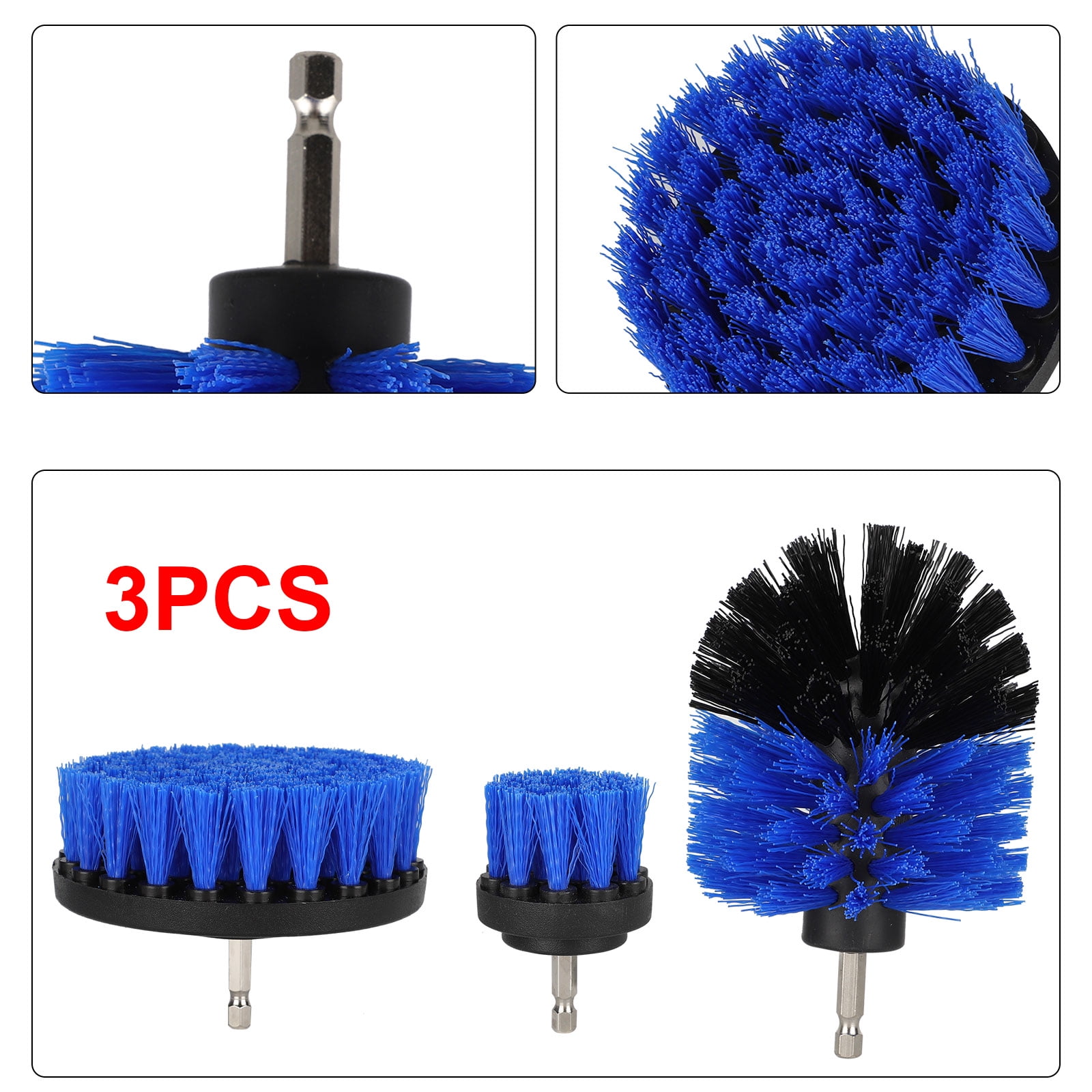 Drillbrush 3 pc. Bathroom Accessories Cleaning Set, Clean Tile & Grout, Shower  Cleaning Supplies, Y-S-42J-QC-DB at Tractor Supply Co.