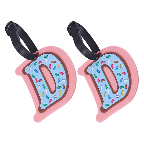 IFANLANDOR 2Pcs Suitcase Tag Lightweight Reusable Travel Luggage Label for Easy Airport Identification