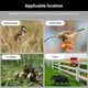 thumbnail image 1 of Repelente De Animales Repelente de bestias solares integrado 13 sonidos disuasorio de animales salvajes para granjas huertas Ndcxsfigh Libre de BPA, 1 of 3