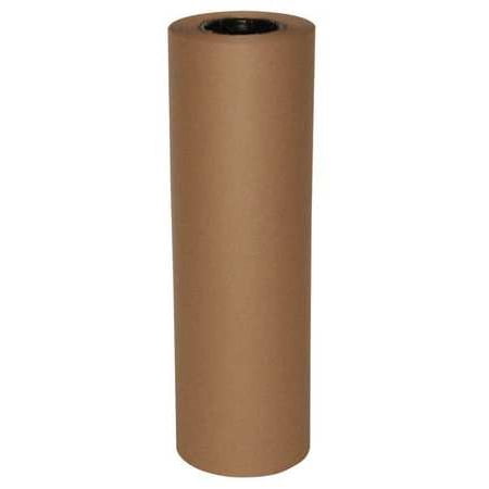 Brown Kraft Paper Roll - GRAINGER APPROVED Recycled Kraft Paper 18 In. x 250 ft., 40 lb. Basis Weight , 48K980
